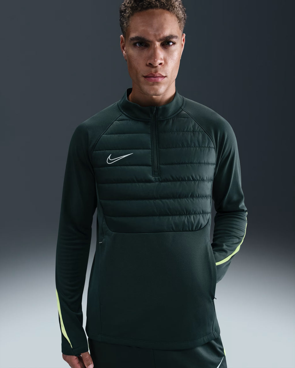 Haut de foot à demi-zip Therma-FIT