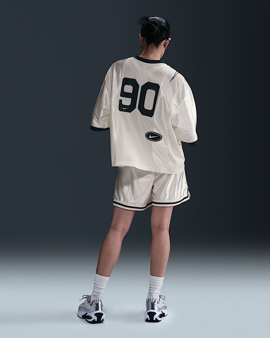 Maillot oversize à manches courtes et motif