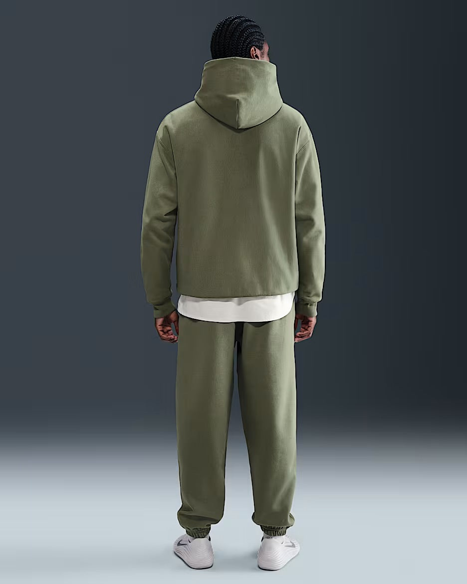 Pantalon à Revers en Fleece