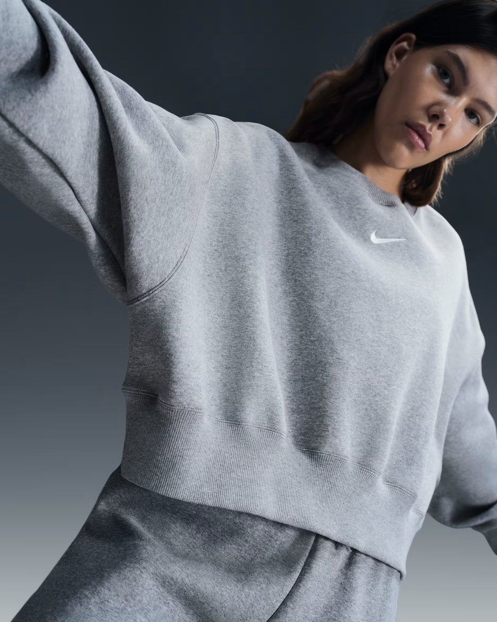 Sweat Ultra-Oversize à Col Ras-du-Cou