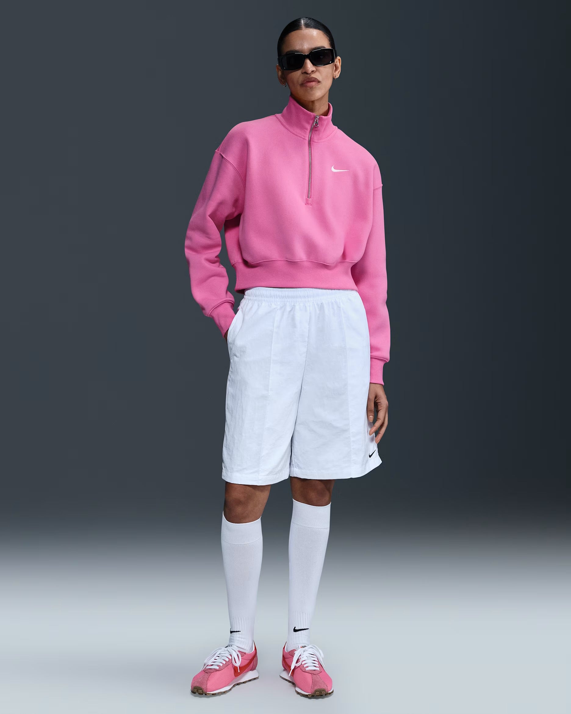 Sweat Court à 1/4 De Zip