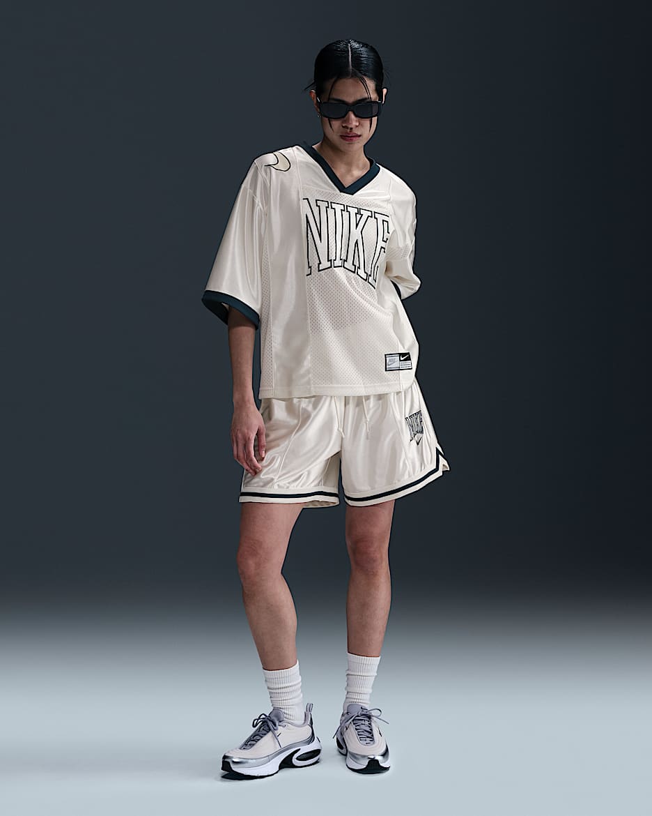 Maillot oversize à manches courtes et motif