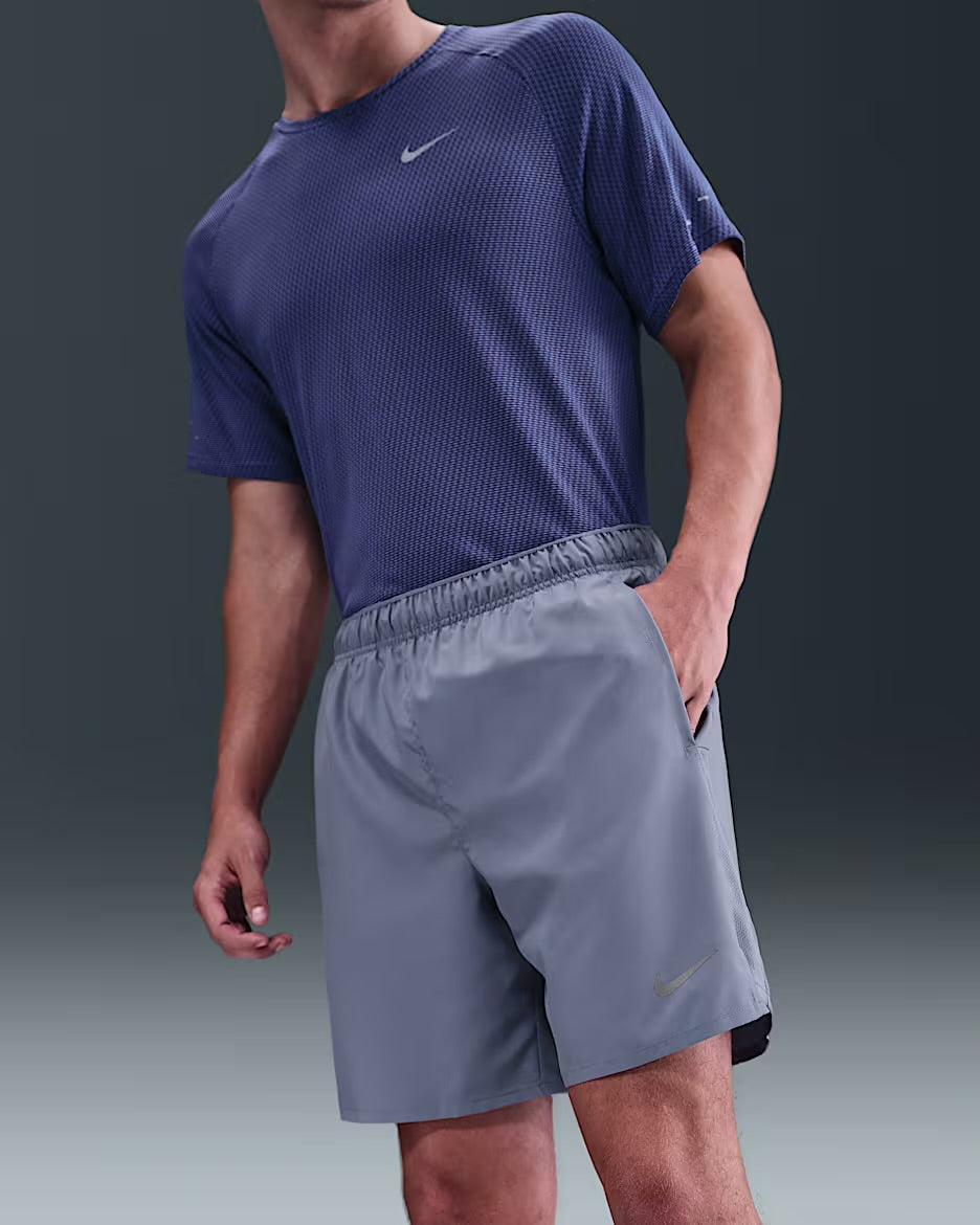 Short de running avec sous-short intégré 18 cm Dri-Fit