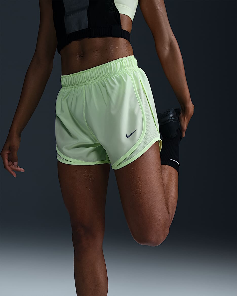 Short de running Dri-Fit taille mi-haute avec sous-short intégré