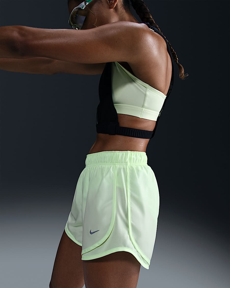 Short de running Dri-Fit taille mi-haute avec sous-short intégré